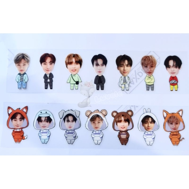 Stiker NCT DREAM Sticker Transparant Set 7 pcs