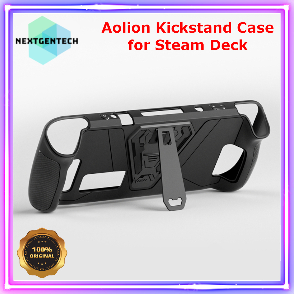 Aolion Steam Deck Kickstand Protective Case Cover Shockproof Anti Slip