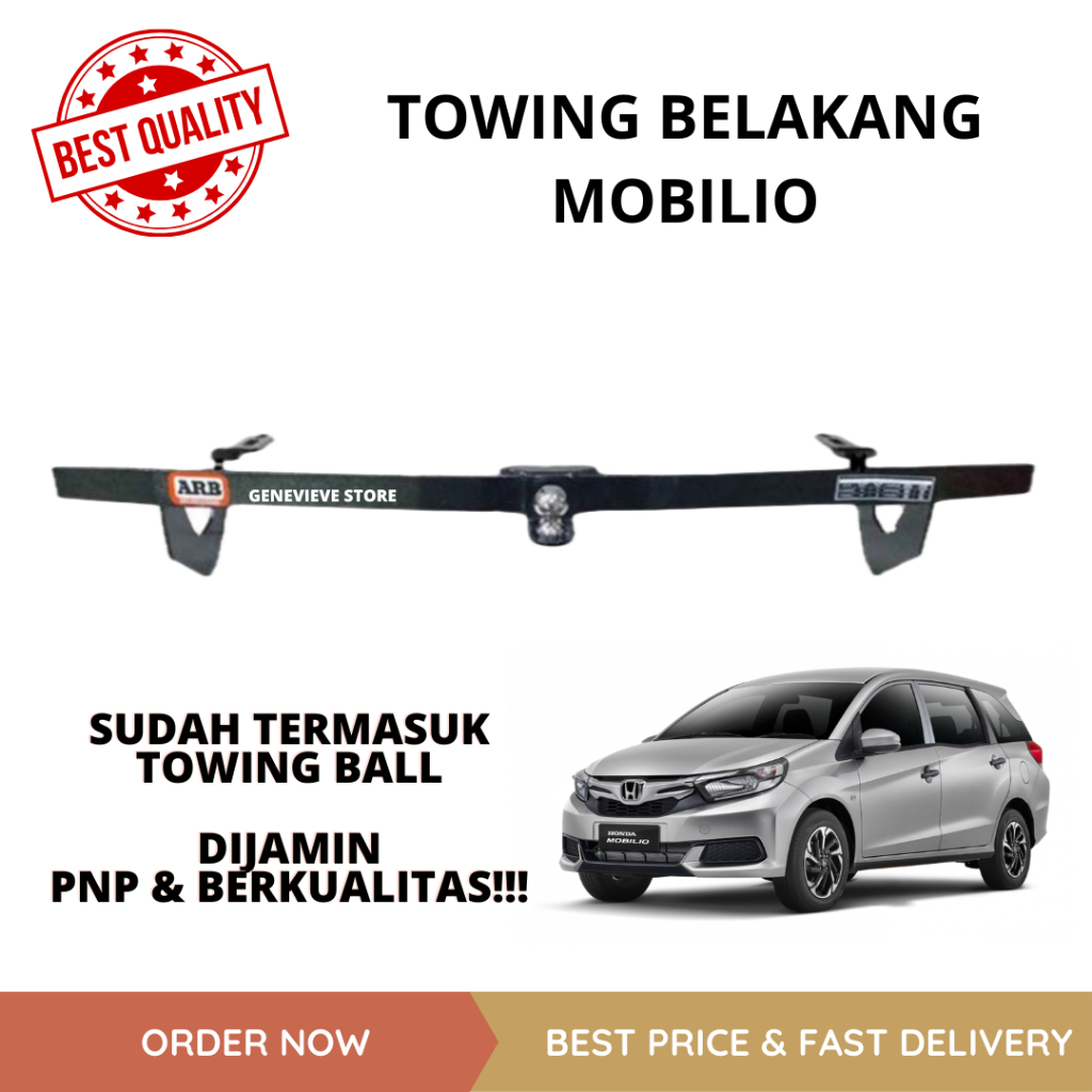 TOWING BAR ARB MOBILIO - BESI PELINDUNG BUMPER BELAKANG MOBILIO