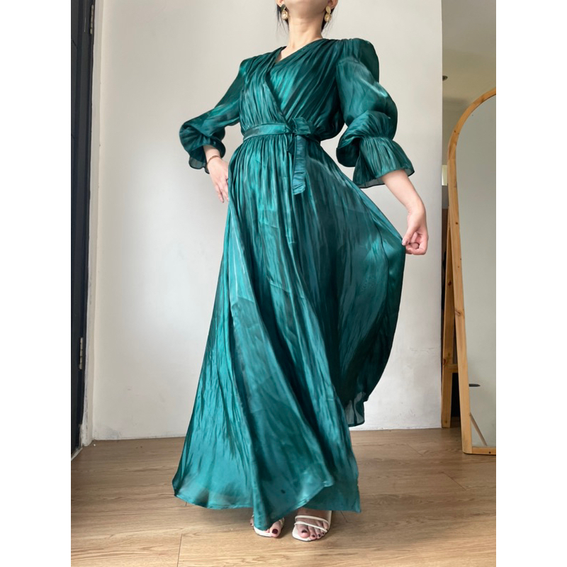 Zéa - Jade - Outer Dress Shimmer Silk Kimono