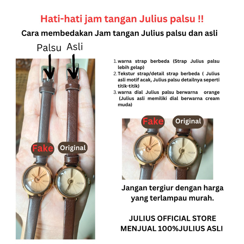 Jam Tangan Julius Wanita Original JA-979 Image 3