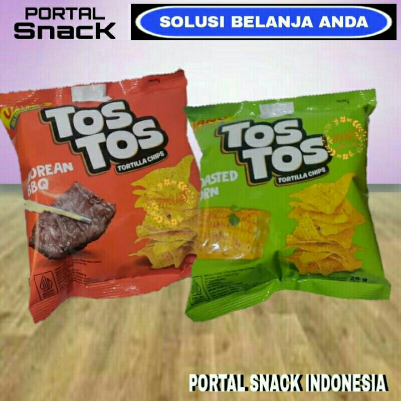 

TOS TOS tortilla chips renceng 10 pcs