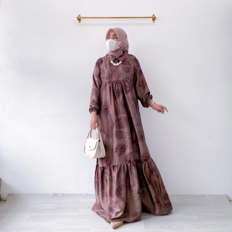 YERIN DRESS | GAMIS LEBARAN WANITA PAKAIAN KONDANGAN MUSLIMAH CEWEK