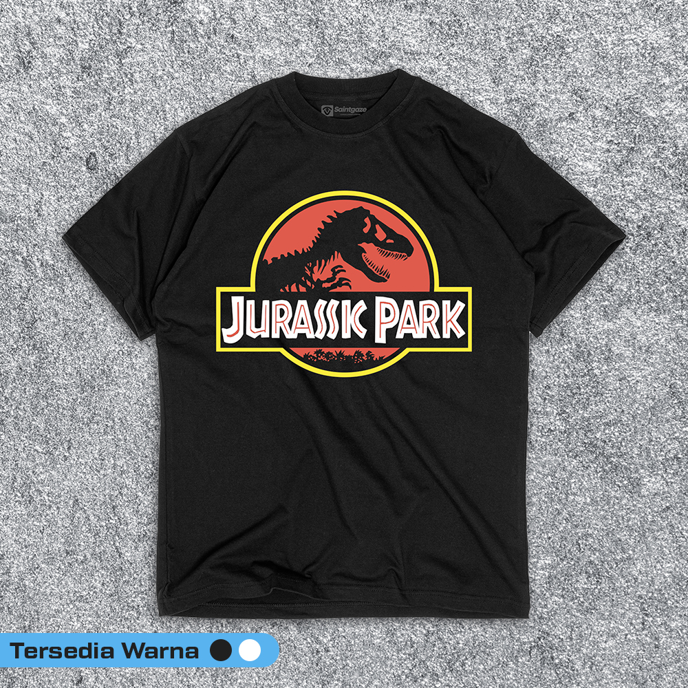 Cartoon - Jurassic Park Kaos kartun dewasa original vintage laki laki wanita cowo cewe baju distro t