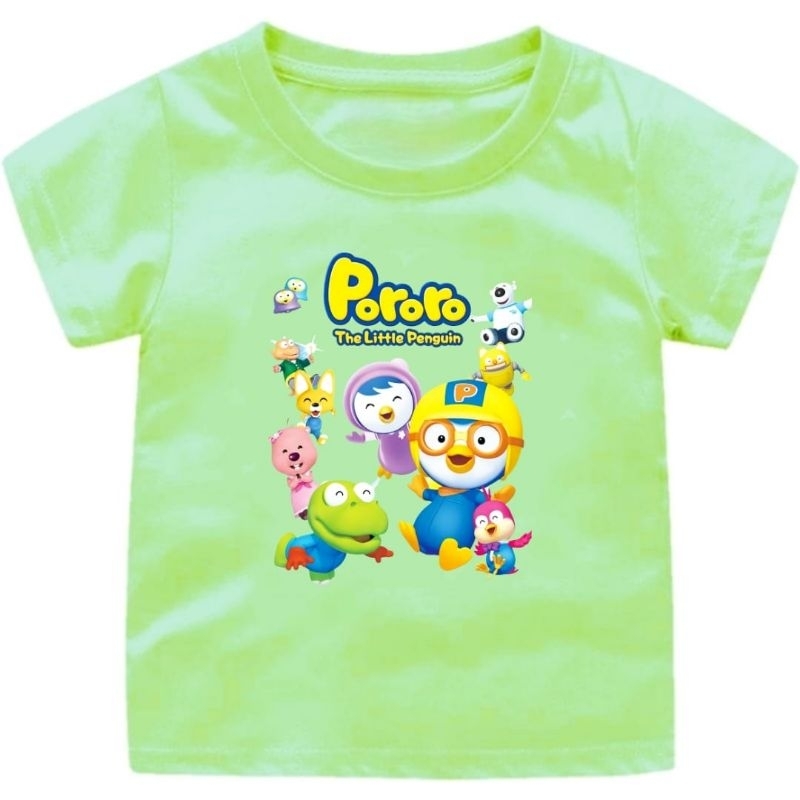 Baju kaos Anak cewek-Cowok Pororo(2) 1-14Tahun/Remaja/Dewasa Ready 10 warna