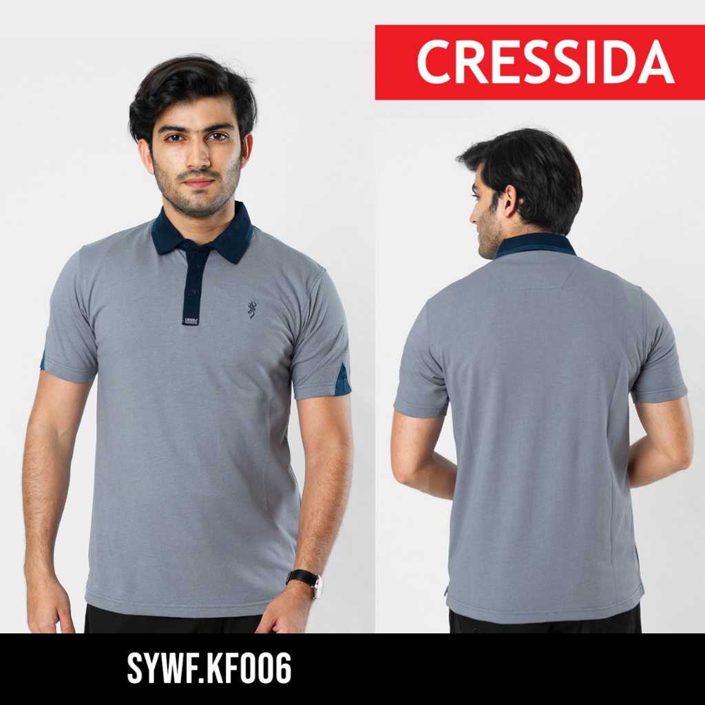 gos CRESSIDA SYWF.KF KAOS POLO SHIRT COWOK BERKERAH 100% Original Kaos kerah Cressida TERBARU