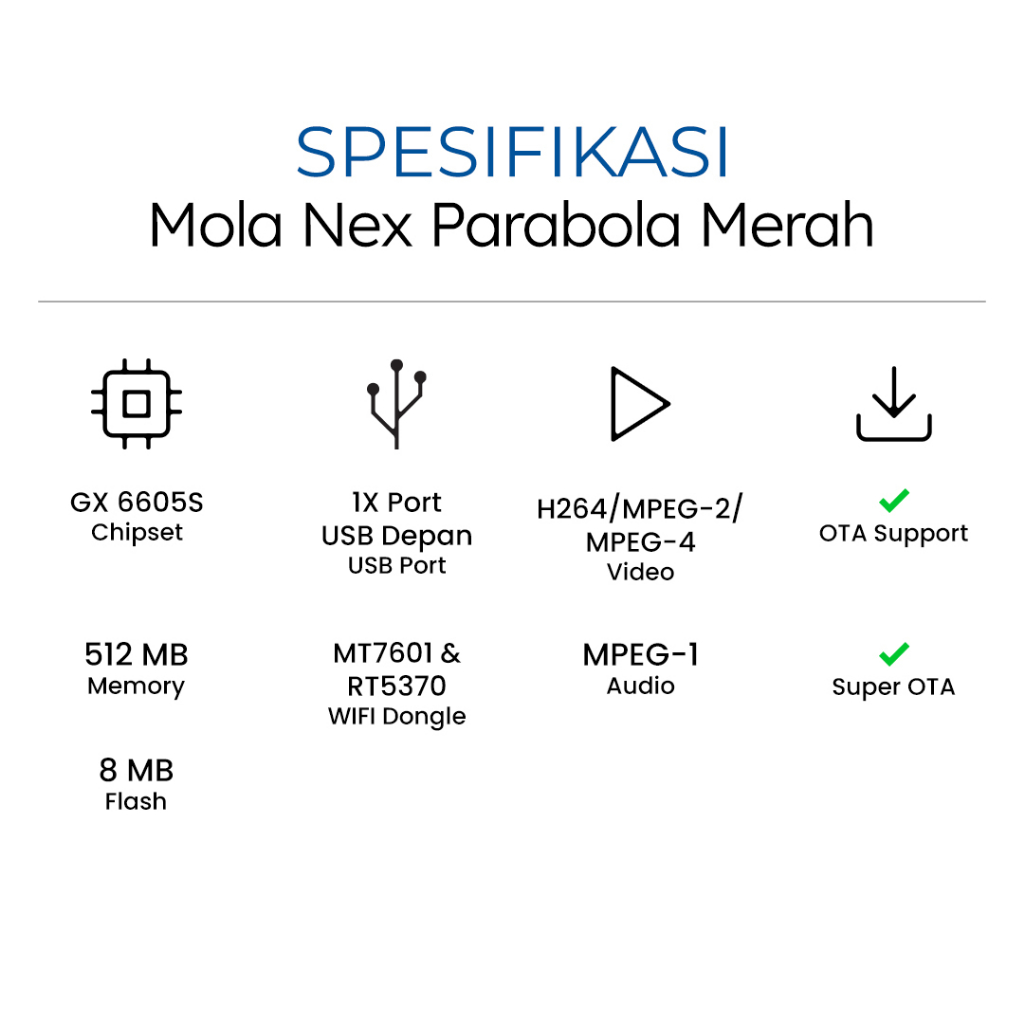 Receiver Parabola Nex Parabola Merah Liga Champions 2019 Hybrid KuBand