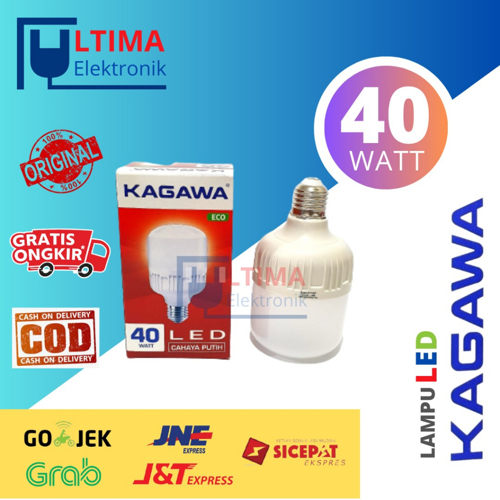 Kagawa Eco Lampu LED Capsule 40 Watt Ekonomis Bukan Panaled