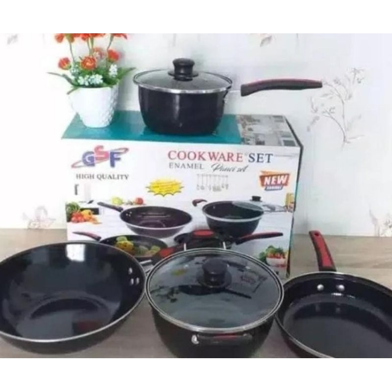 cookware set peralatan masak