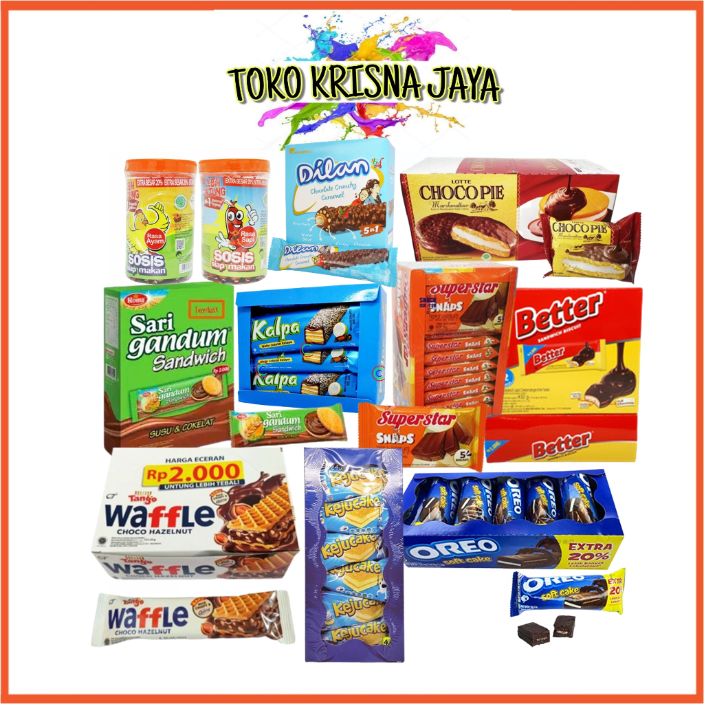 

PAKET USAHA SNACK CAMILAN 110K DAPAT 5 ITEM