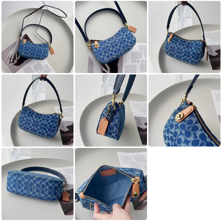 [Instant/Same Day]coach 2766 CA103  103  new shoulder bag messenger bag Handbag Underarm Bag Mahjong Bag   yxb