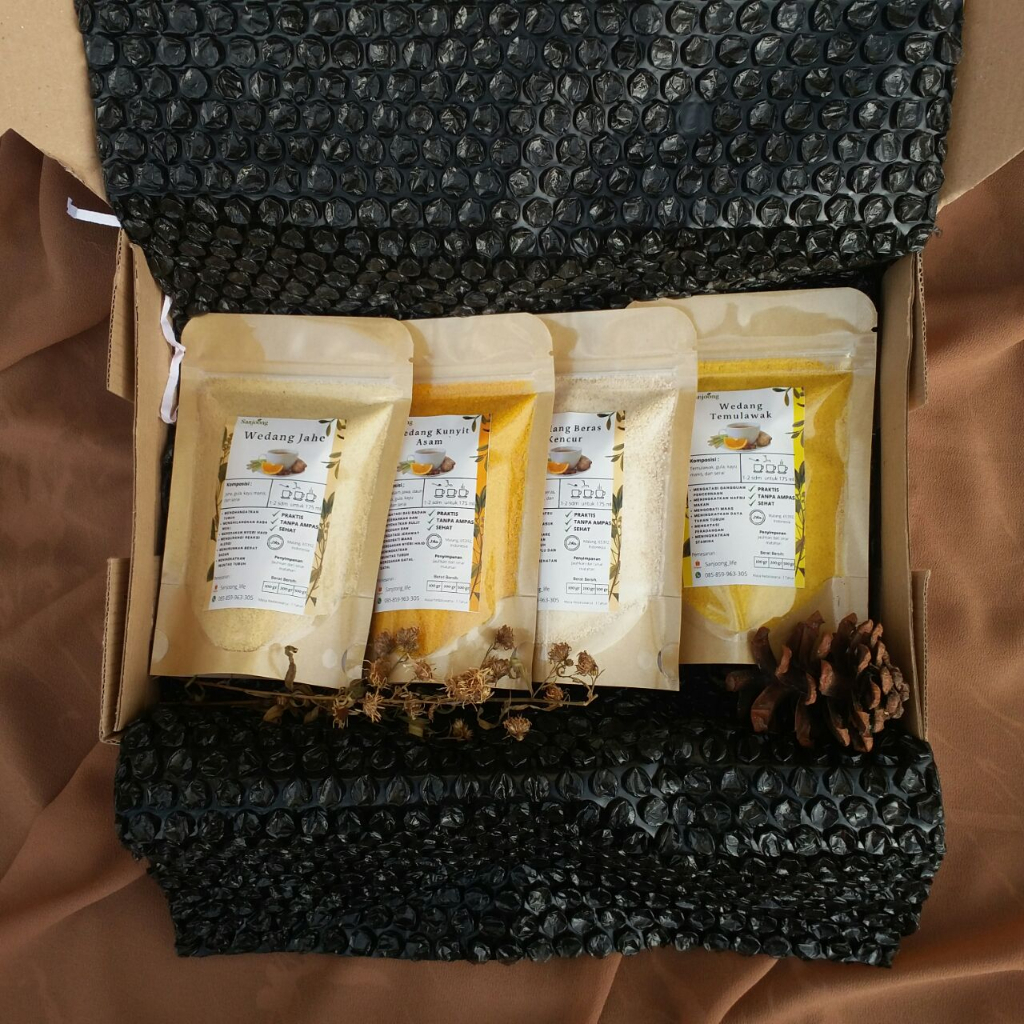 

Hampers Jamu Bubuk Lebaran Ulang Tahun Pernikahan