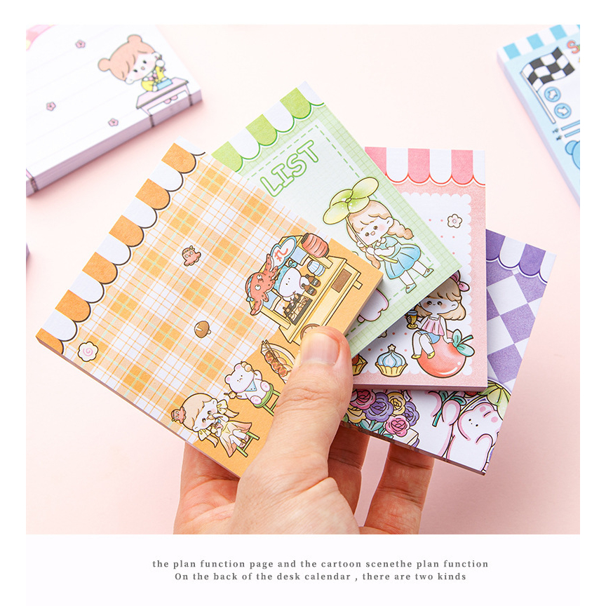 

80 LEMBAR Sticky notes sign memo tempel japanese note LUCU IMUT