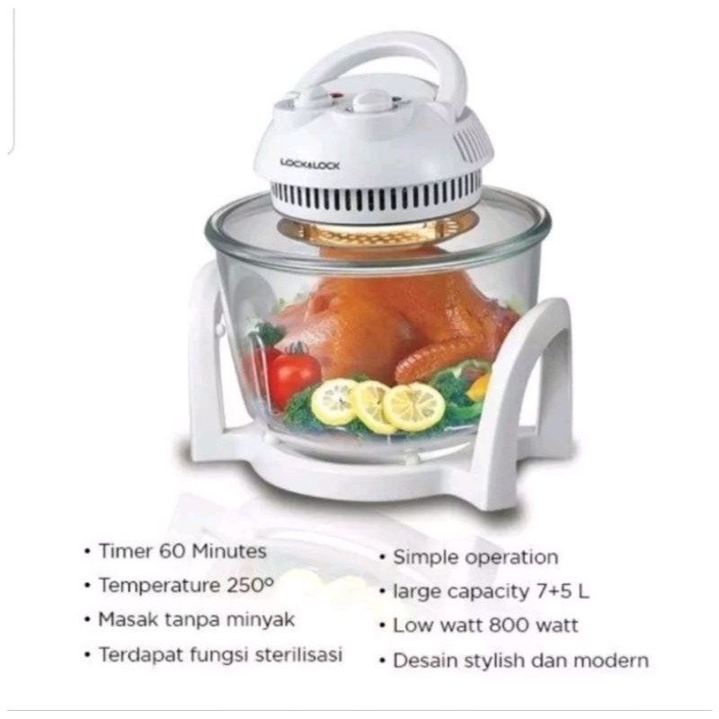 Lock n Lock Halogen Oven 10in1 7 liter 800w