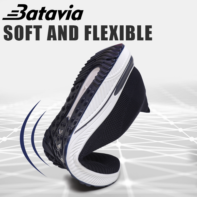 Batavia fashion sepatu sneakers pria sepatu rajutan bernapas sepatu olahraga fashion kasual black sepatu olahraga pria sepatu joging pria dewasa sepatu olahraga sepatu sepatu pria sepatu pria ringan B19