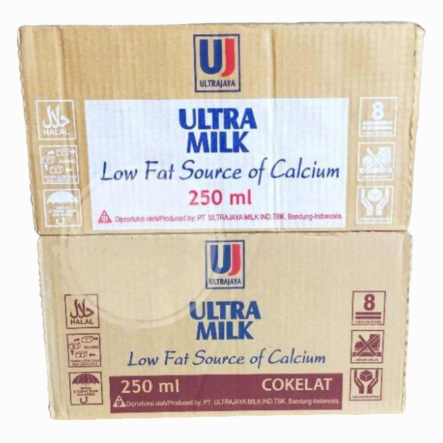 

Susu DUS UHT Ultra Milk Low Fat 250 ml DUS