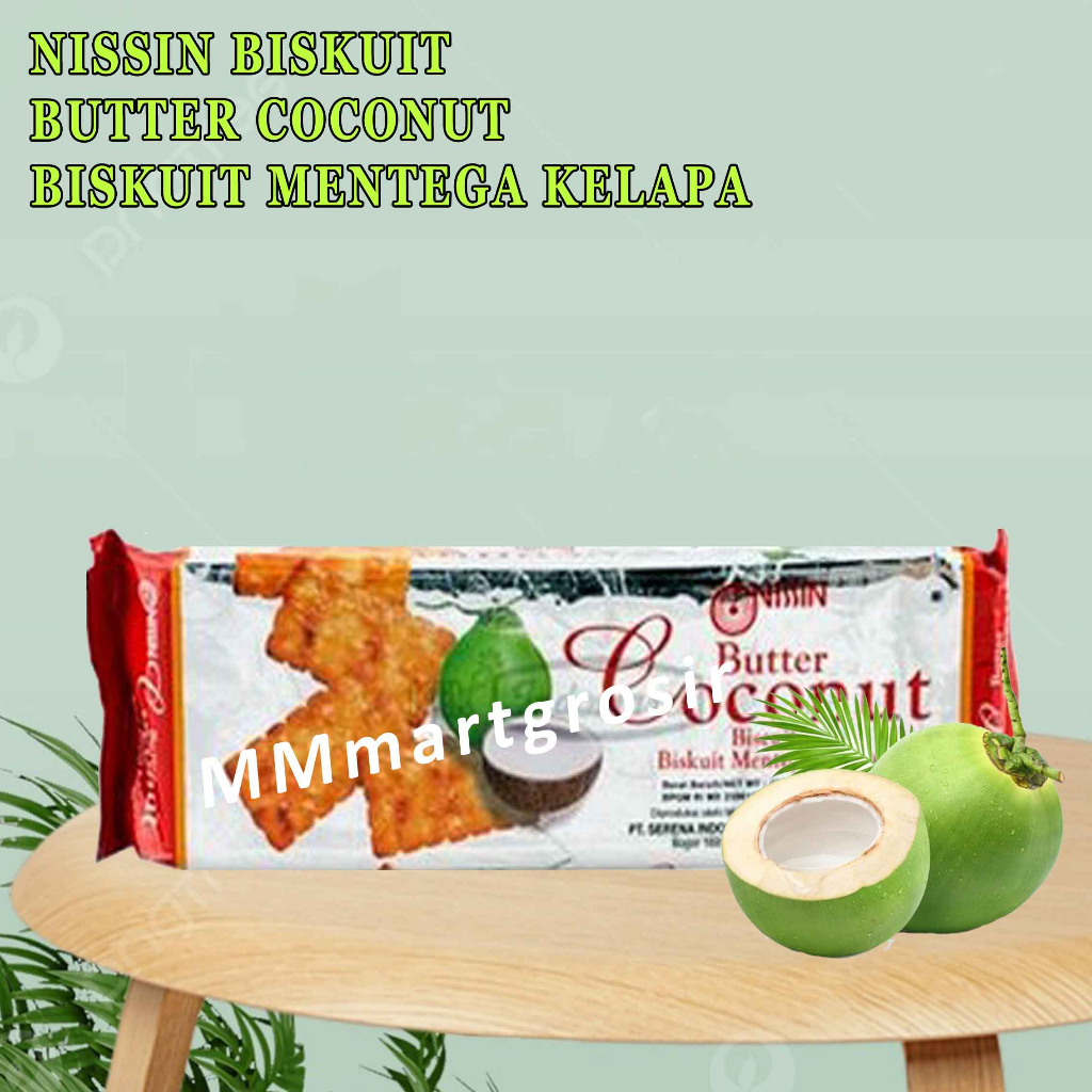 NISSIN BISKUIT RASA COCONUT/BISKUT RASA KELAPA 200g