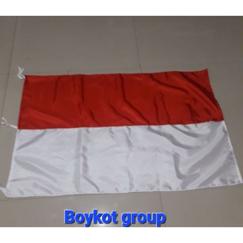 Bendera merah putih 60x90cm peles halus