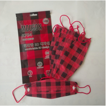 MASKER MOUSON KF94 TRELLIS 4PLY ISI 10PCS/PACK