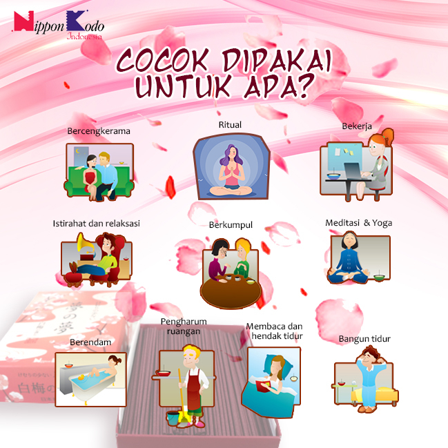 Dupa Wangi Aromaterapi White Plum Yume No Yume Nippon Kodo Jepang Big