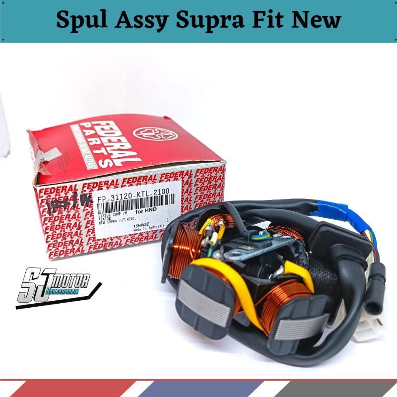 Spul Spol Spool Statar Assy Stator Comp Federal (KTL) Supra Fit New Old Revo Old