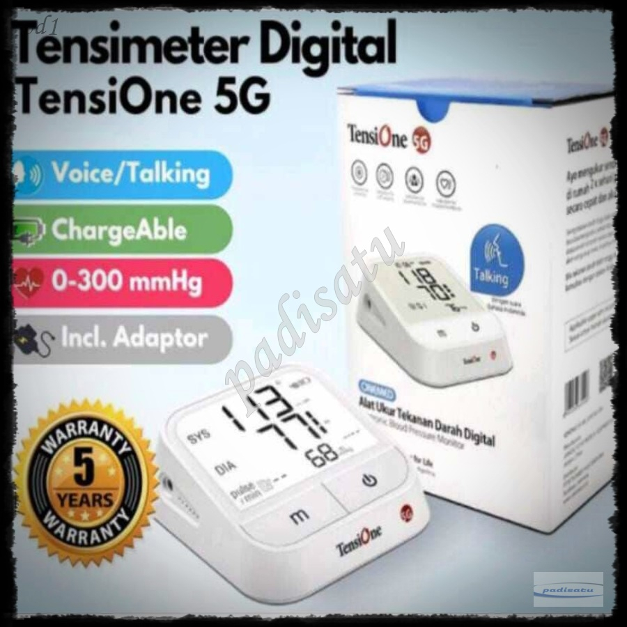 TENSI DIGITAL Onemed 5G [ Tensimeter Digital dengan Suara ]