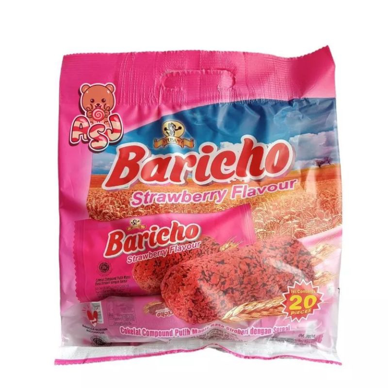 

BARICHO Oat Sereal Gandum Cokelat & Strawberry 1pak isi 20pcs