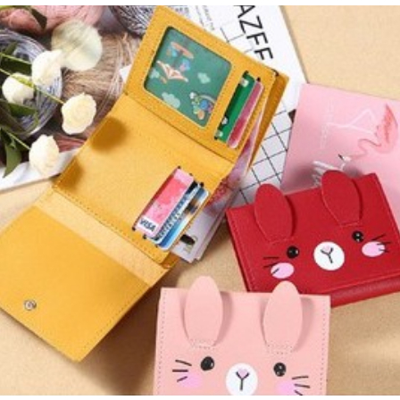 D117H DOMPET KECIL DOMPET MINI IMUT DOMPET MOTIF MUKA KELINCI | FADHILAH SHOP BJB