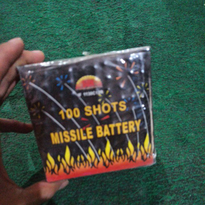 KEMBANG API MISSIL 100 shot dan 50 shot