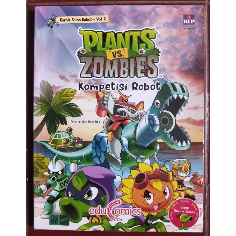 Komik Sains Robot Plants VS Zombies: Kompetisi Robot Vol 2