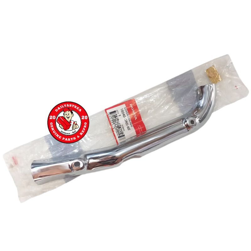 COVER PELINDUNG TUTUP LEHER KNALPOT ASTREA STAR PRIMA GRAND LEGENDA ORIGINAL 18240-GN5-900