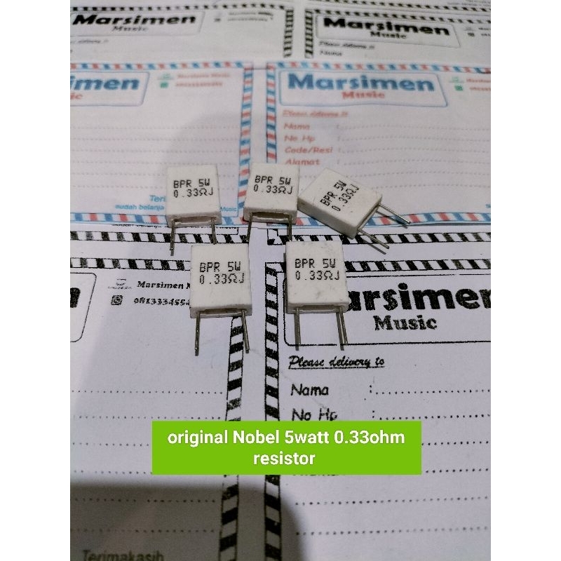 Resistor NOBEL5watt 0.33ohm