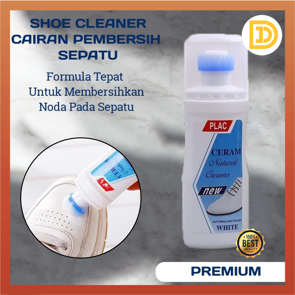 Cairan Pembersih Sepatu Putih Tanpa Bilas Cairan Pemutih Sneaker Plac Semir Pemutih Sepatu Ajaib Sem