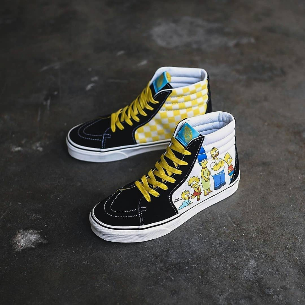 VANS SK8-HI X @thesimpsons 1987-2020 ORIGINAL 100%