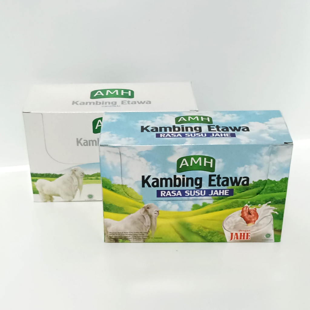 

AMH Susu Kambing Etawa Rasa Jahe Merah Harga/Box Isi 10 Sachet Murah