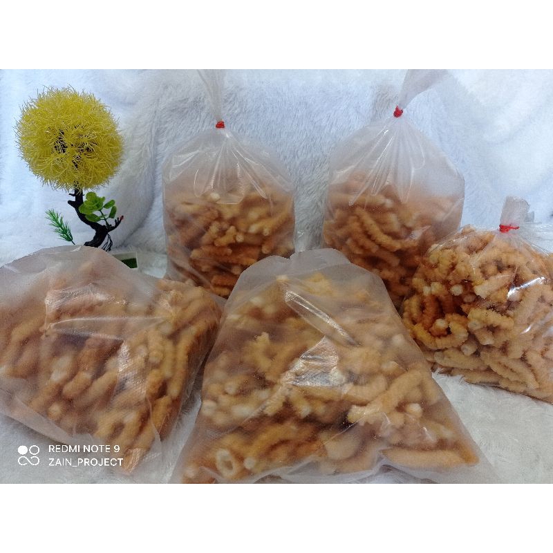 Kerupuk kaktus 250, 500 gram