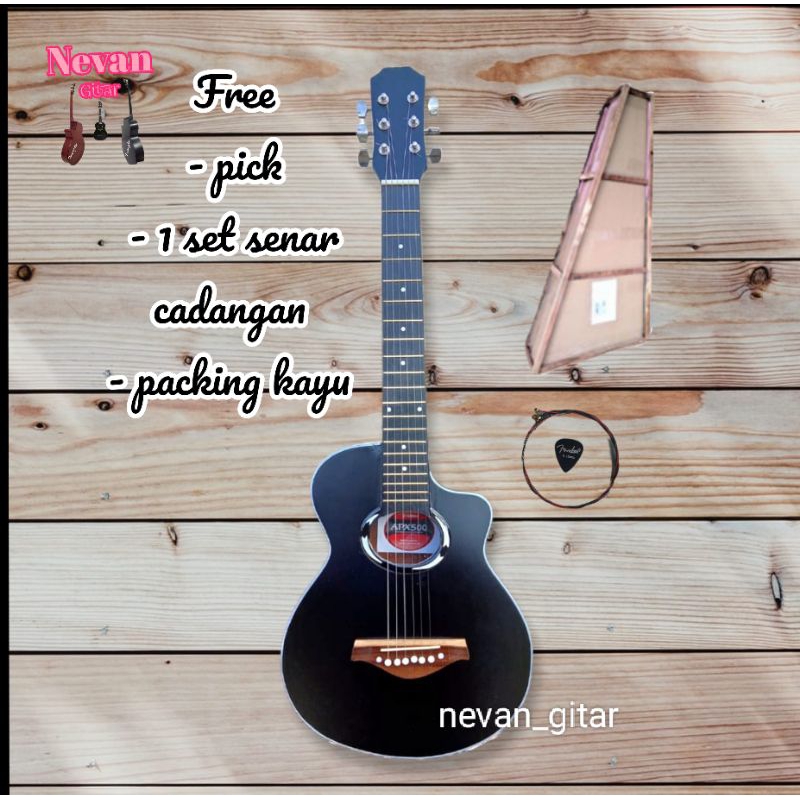 COD GITAR AKUSTIK 3/4 PEMULA TERMURAH CUSTOM (BONUS PACKING KAYU)