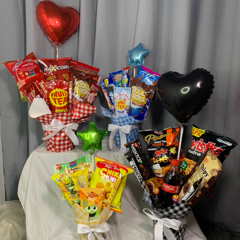 

Snack pot / bouquet snack/ hampers anak / snack ulanh tahun / buket murah / buket ready / buket bandung / buket wisuda