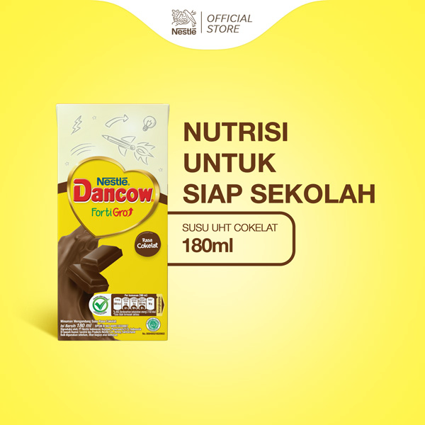 Promo Harga Dancow Fortigro UHT Cokelat 180 ml - Shopee