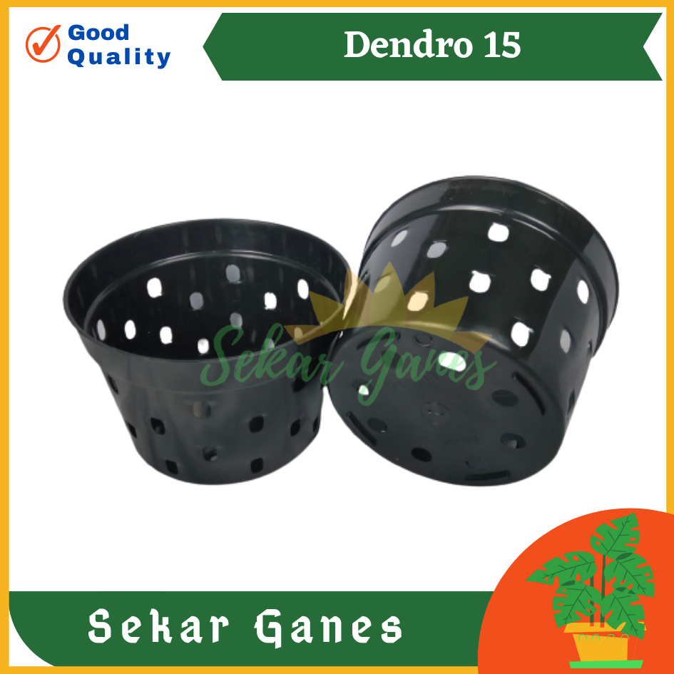 Pot NKT Basic 15 Banyak Lubang Poros 15cm Hitam Pot Bunga Basic Polos Banyak Pori Ukuran 15cm Cocok Untuk Aglonema