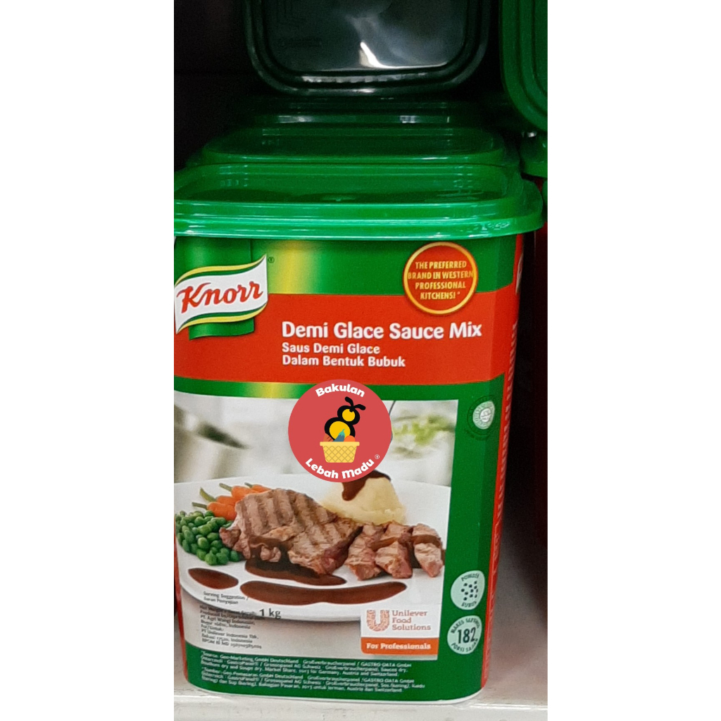 

Knorr Demi Glace Sauce Mix 1kg - Saus Demi Glace Dalam Bentuk Bubuk