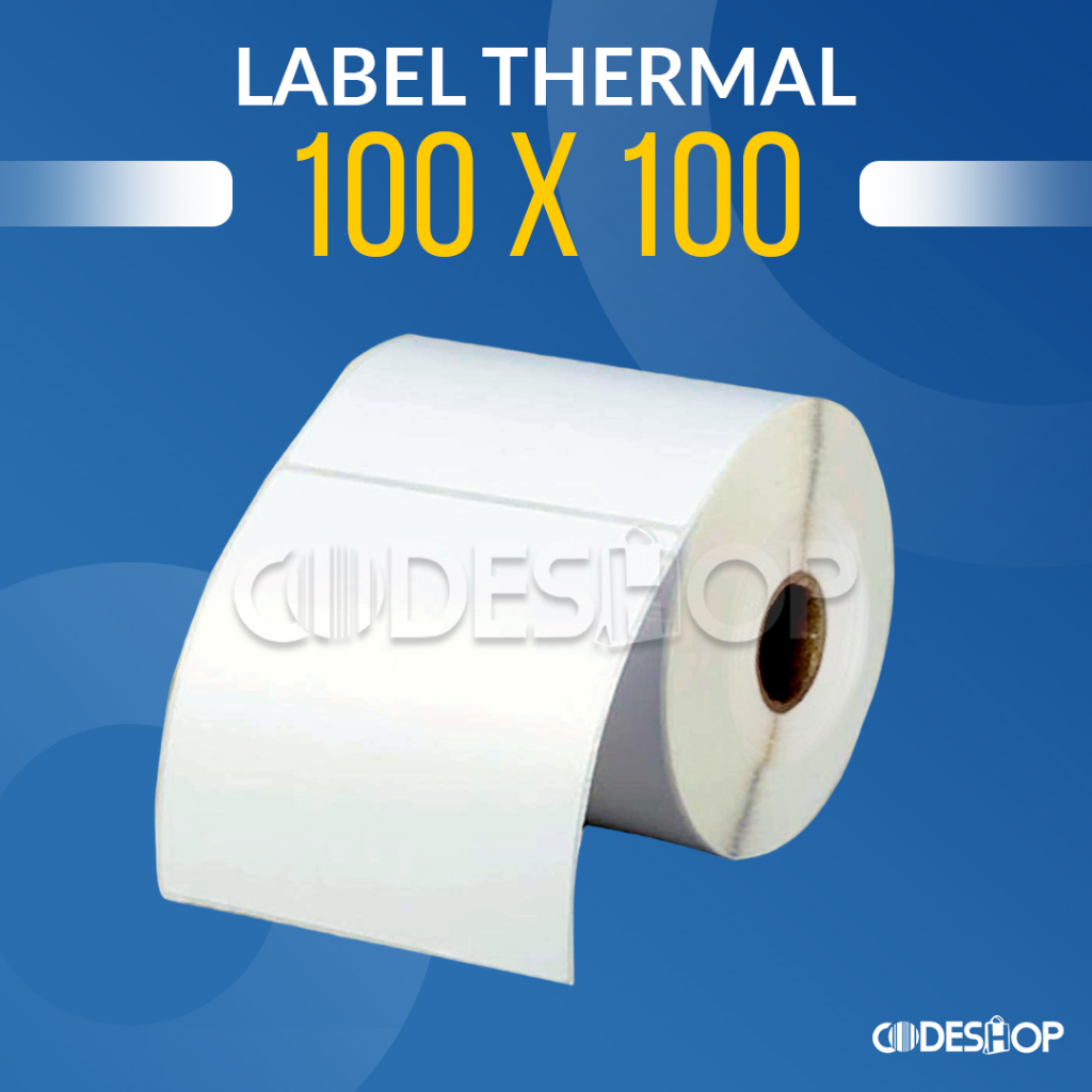 Label Sticker Barcode 100x100 mm Direct THERMAL 100 x 100mm