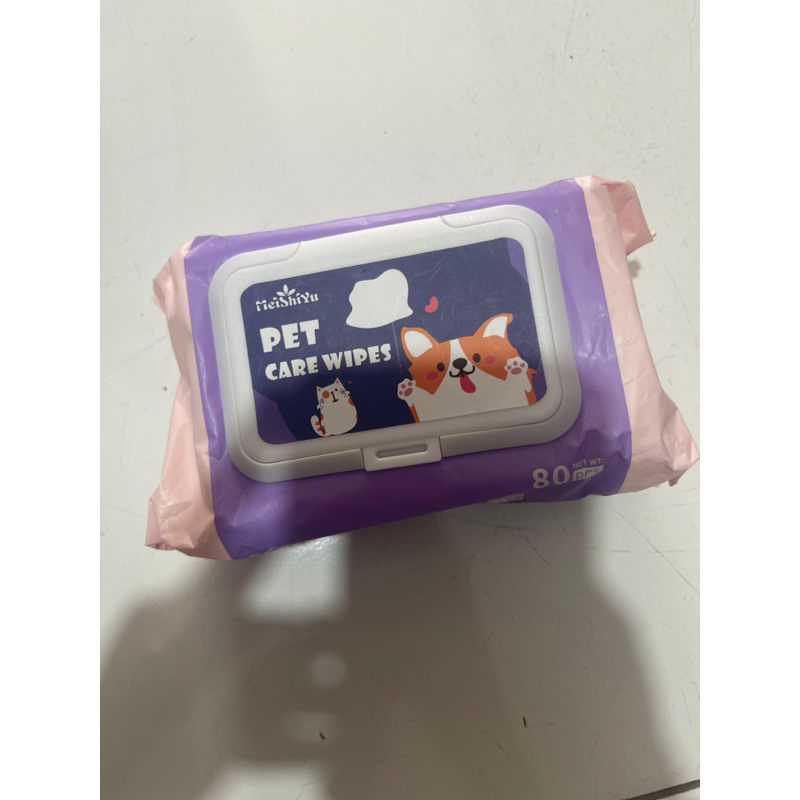PET WIPES 100LBR - TISSUE BASAH HEWAN KUCING ANJING  Chamomile &amp; Olive Oil