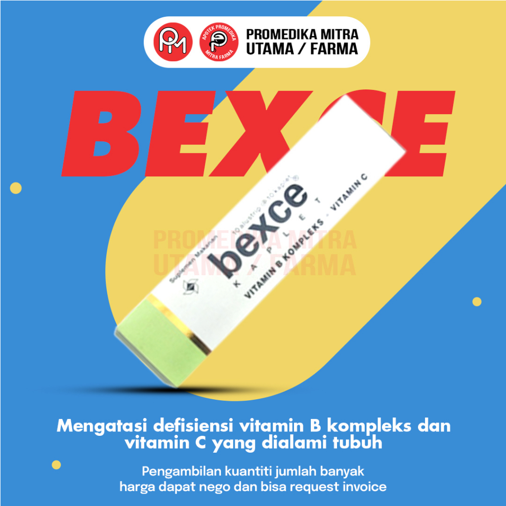 Bexce Vitamin B Kompleks & Vitamin C Strip isi 10