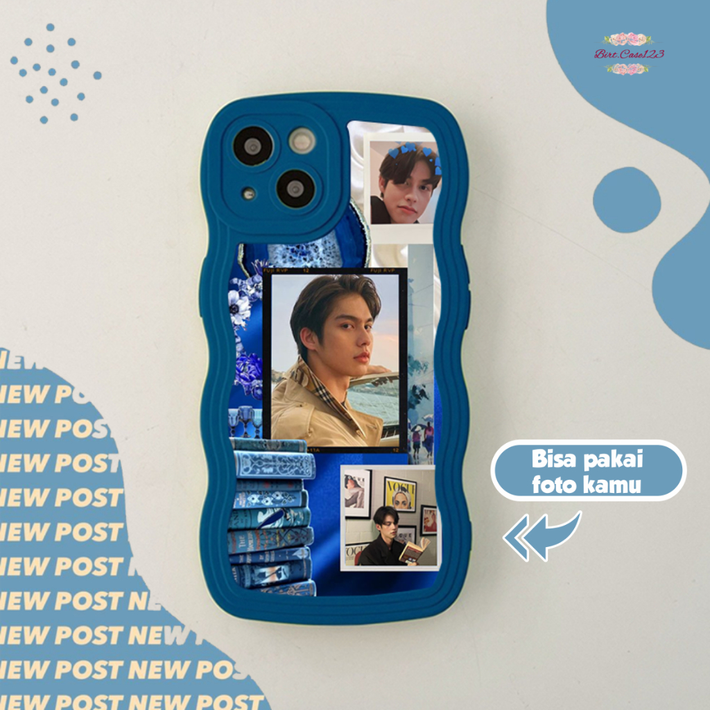 CUSTOM SOFTCASE SILIKON GELOMBANG WAVY CUSTOM POLAROID FOR VIVO Y12 Y16 Y12S Y20 Y21S Y91 Y91C V25 V25E Y22 Y35 BC7676