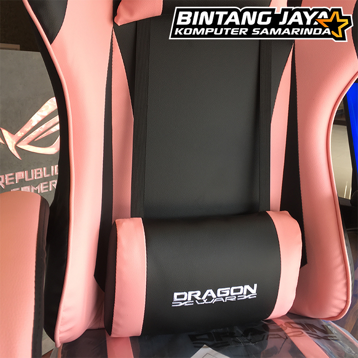 Kursi Gaming / Gaming Chair DRAGON WAR GC-005 - HITAM-PINK
