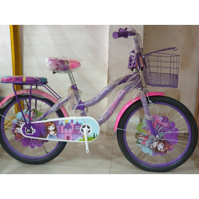 Sepeda Mini 20 inch LISELLA ( WARNA UNGU )