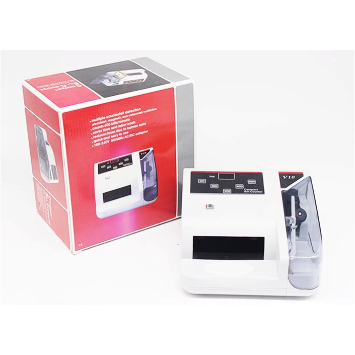 Mesin Penghitung Deteksi Uang Money Counter V10 Ultraviolet Magnetic Portable