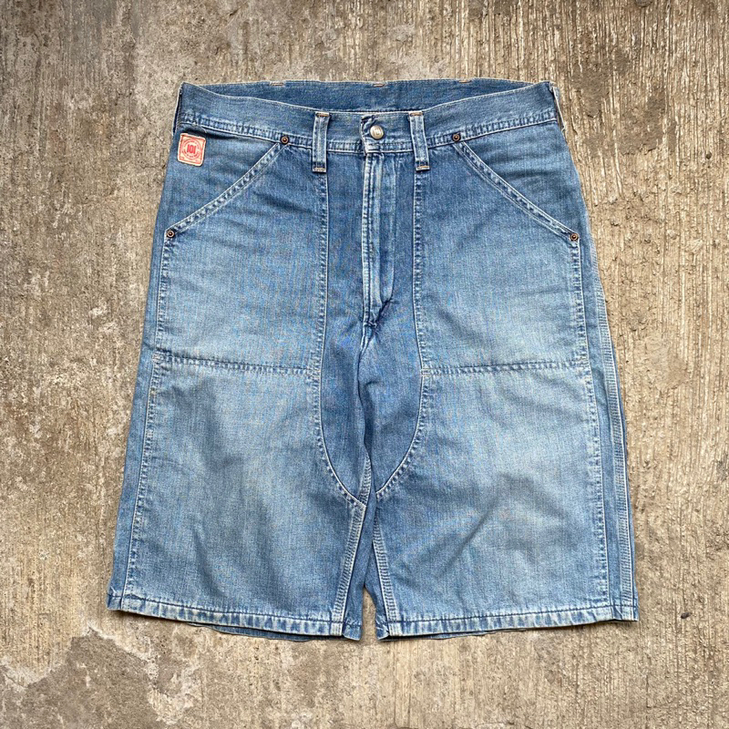 [Second Bekas Preloved] VTG EDWIN ONE-O-ONE FATIGUE DOUBLE KNEE CARPENTER SHORT PANTS