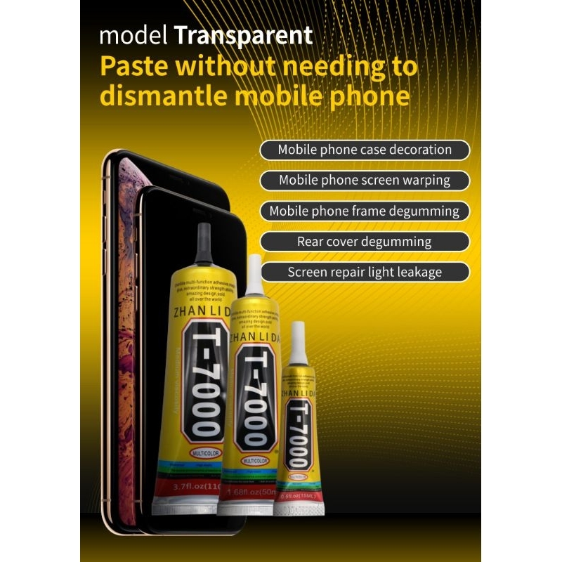 

Lem LCD T7000 15ml / Lem Touch Screen / Lem Casing / Lem Hp / Lem Sepatu / Lem Serbaguna